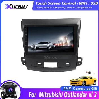 2 Din avtoradia za Mitsubishi Outlander xl 2, 2005 -2011, zaslon na dotik, avto multimedijski predvajalnik, GPS navigacijo