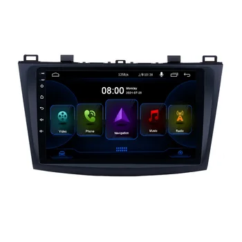 2 din Quad Core Android Avto DVD Predvajalnik Auto radio, GPS Navigacija za Mazda 3 2010 2011 2012 2013 Razcep zaslon 2.5 D zaslon na dotik