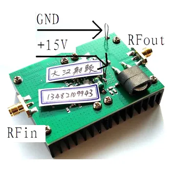 20-512MHz 5W širokopasovnih RF linearni ojačevalnik 72MHZ 315MHHZ 433 MHZ UKV-radijski oddajnik UV walkie-talkie HAM daljavo