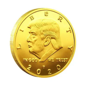 2020 Predsednik Donald Adut Svobode pozlačeni OREL Spominski Kovanec 2pcs