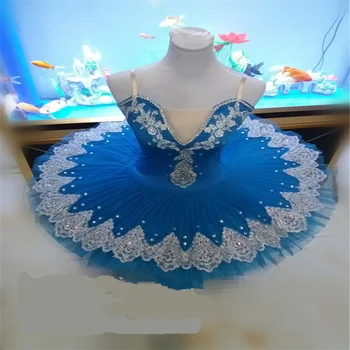 2021 Novo Odraslih Poklicno Balet Tutus Modra Balet Ples kostum, Kostum za Odrasle Tutu Ples Leotard Dekleta Balet Obleko Ženske