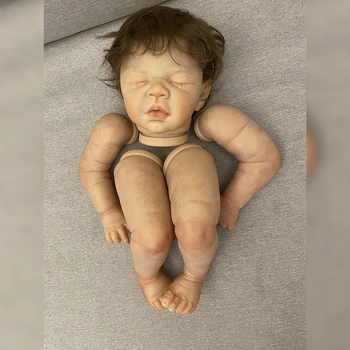 23 palčni Sterling je Umetnik Naslikal Prerojeni Baby Doll pravo Umetnost Lutka Z Roko-Korenine Las Igrače Za Otroke Lutke Za Dekle