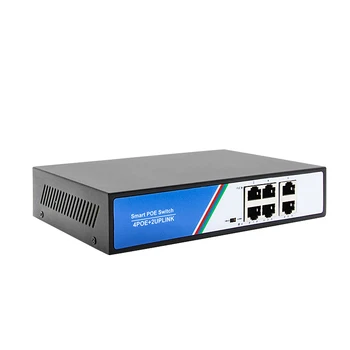 4port 10/100Mbps PoE Stikalo za CCTV kamer Power Over Ethernet IEEE802.3af Vroče Prodaje Slike 1