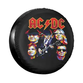 AC DC Avstralski Rock Band Rezervno Kolo Pnevmatike Pokrovček Primeru Vrečko Vrečka za JeepBlack Za Bennadn Vozila Pribor 14