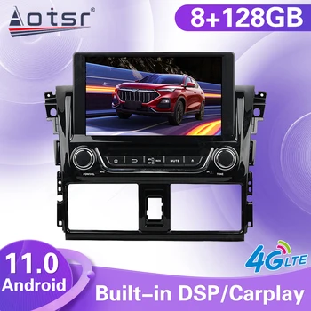 Android 11 Radio Stereo Avto Multimedijski Predvajalnik Za Toyota Yaris 2013 2014 2015 GPS Navigacijo, Audio Autostereo Diktafon Vodja Enote