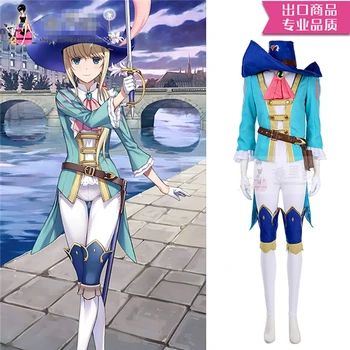 Anime Cos Usoda/Grand Da FGO Chevalier D'Eon Uniforme Kapetan Viktorijanski Cosplay Kostum Celoti Določa C