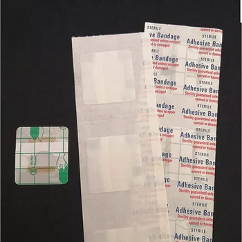 Brezplačna Dostava 50pcs Pregleden PU Nepremočljiva Zaplate Lepilo Povoj Prvi Band Aid Kit Dihanje Rane Dreesing Tapet Slike 0