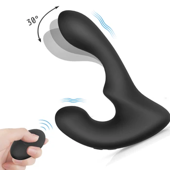 Daljinski Upravljalnik Analni Čep Vibratorji Moški Prostate Massager Vibrator Stimulator Dildos Brezžični Silikonski Butt Plug Sex Igrača Za Moške