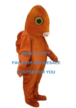 Dobra Kakovost Oranžna Garibaldi Ribe Maskota Kostum Morskih Živali Mascotte Obleko, Obleko Modno Obleko za Fazo Rekviziti TV SW683
