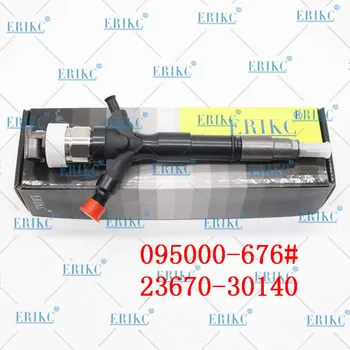 ERIKC Common Rail Goriva Injektor za toyota 095000-676# Resnično Visok Pritisk Injektor 23670-30140 Za Denso Poklic Injektor