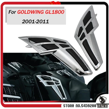GL 1800 Motocikel Oklep Tank Trim Za Honda Goldwing Gold Wing GL1800 gl1800 2001-2011 Motocikla, Dodatki, Del ABS Chrome