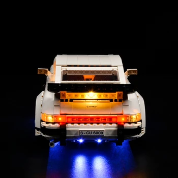 LED Luči Komplet za Pors Modela Avtomobila 911 Bloki Nastavite 10295 DIY Igrače Darila Lučka za Osvetlitev Set Št Model Slike 1