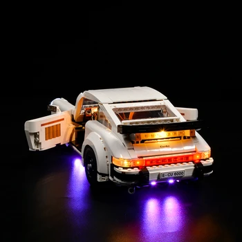 LED Luči Komplet za Pors Modela Avtomobila 911 Bloki Nastavite 10295 DIY Igrače Darila Lučka za Osvetlitev Set Št Model Slike 2