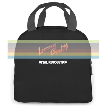 Living Death Metal Revolucije 1985 Album Cover ženske moški Prenosni izolirana kosilo vrečko za odrasle