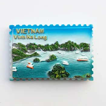 Liči Vietnam Bay Hladilnik Magnetne Nalepke Krajine Hladilnik Magnet Potovanja Spominek Sodobni Domači Kuhinji Dekoracijo