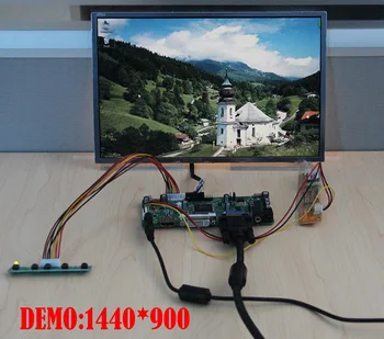 M. NT68676 Krmilnik odbor Za LTN154AT09 1280X800 LCD zaslon HDMI je združljiv DVI VGA 30pin LVDS Plošče 1 CCFL driver kit Slike 3