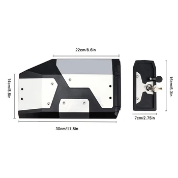 Na levi Strani Nosilec iz Aluminija okvir 4.2 L kaseta za Orodje iz Nerjavečega Za BMW F850GS F750GS & adv Avanturo 2018 2019 za BMW F 750 850 gs Slike 5