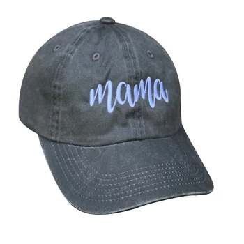 nova mama klobuk 100% bombaž oprati vezenje črna moda baseball skp za mather je dan darilo ženski vrnitev žoge oče klobuki