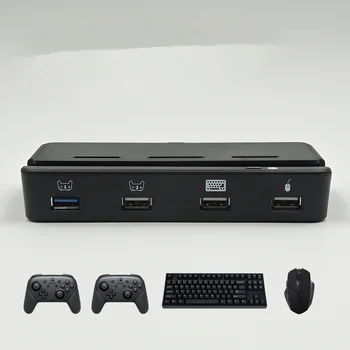 Prenosni TV Dock HD Tipkovnico in Miško Pretvornik Krmilnik za Povezavo PS 3 PS 4 XBOXONE 360 za Nintend NS Stikalo Konzole