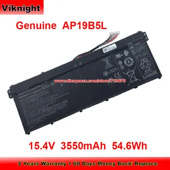Resnično AP19B5L Baterija za Acer Aspire 5-a515-43-r6mb A514-53 A515-44 A515-55-76MF A715-75 G-71RD N19C4 15.4 V 3550mAh 54.6 Wh