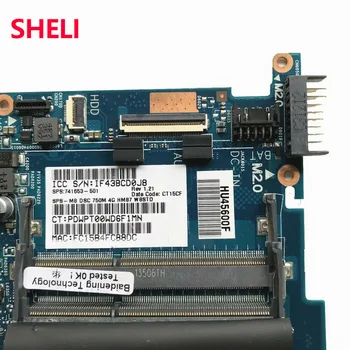 SHELI za HP 15-J105TX 15-J Prenosni računalnik z matično ploščo 741653-501 741653-001 741653-601 prenosni pc mainboard PGA947 DDR3 test ok Slike 3
