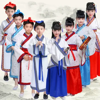 Tradicionalni Hanfu Obleko Kitajski Obleko Dekleta Starih Ljudskih Tang Dinastije Študent Obrabe Multicolor Hanfu Haljo Fazi Cosplay Kostum Slike 0