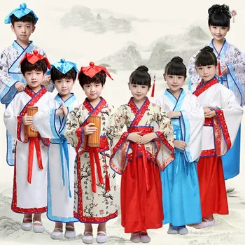 Tradicionalni Hanfu Obleko Kitajski Obleko Dekleta Starih Ljudskih Tang Dinastije Študent Obrabe Multicolor Hanfu Haljo Fazi Cosplay Kostum Slike 1