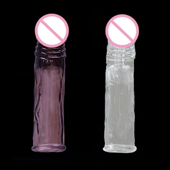 Velik Penis Rokav Extender Big Večkratno Uporabo Kondoma Petelin Rokav Dick Širitve Zamudo Izliv Dildo Realističnih Seks Igračke Za Moške