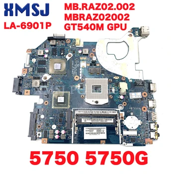 XMSJ Za P5WE0 LA-6901P MB.RAZ02.002 MBRAZ02002 Prenosni računalnik z Matično ploščo Acer Aspire 5750 5750G DDR3 GT540M GPU Mian Odbor Slike 0