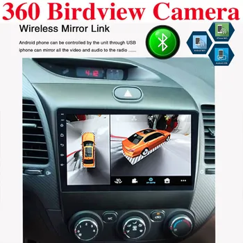 Za KIA Forte K3 Cerato YD 2012~2020 Avto Večpredstavnostna GPS Navigacijski NAVI Igralec CarPlay 360 BirdView 3D