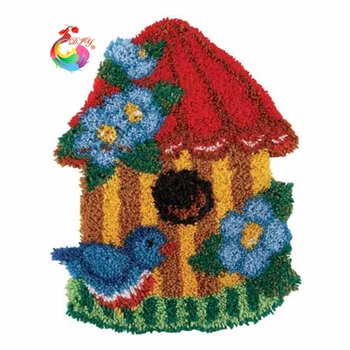 Zapah Kavljem Kit Preprogo Blazine Mat DIY Božični okraski, Navzkrižno Šiv Needlework Crocheting Preprogo Vezenje Preje za pletenje Slike 0