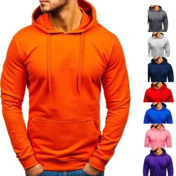 Čiste Barve Super Dalian Hooded Majica za Moške Črn pulover s kapuco ženska Majica pulover s kapuco za Moške Dolg Rokav Priložnostne Topel Pulover